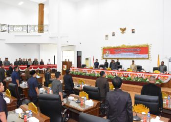 DPRD Tubaba Umumkan Penetapan Paslon Bupati dan Wakil Bupati Terpilih