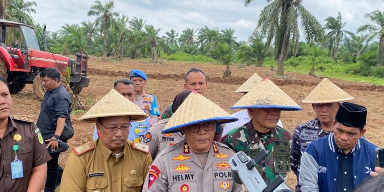 Polda Lampung Dukung Ketahanan Pangan Nasional 2.837,90 Hektar Lahan di Siapkan