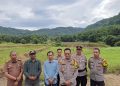 Dukung Ketahanan Pangan, Kapolres Lampung Utara Cek Lokasi Lahan Yang Akan Ditanami Jagung