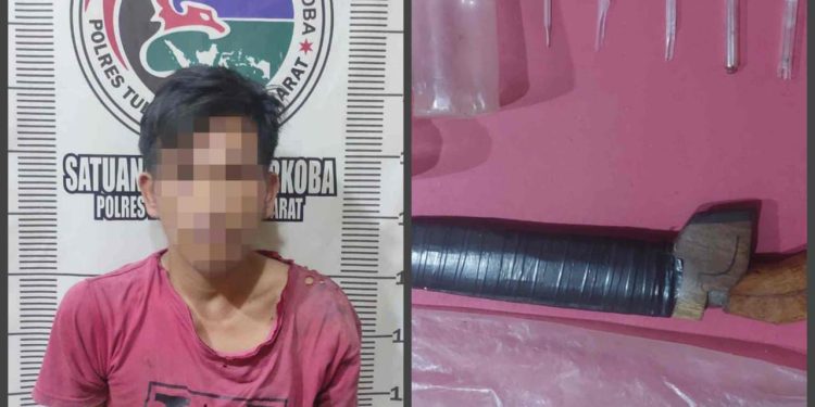Pamer nyabu di Facebook, seorang pria ditangkap Sat Resnarkoba Polres Tulang Bawang Barat
