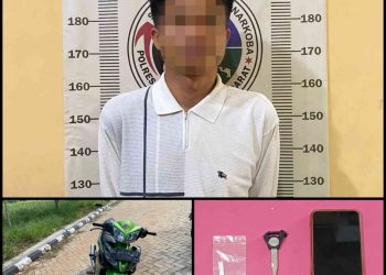 Kedapatan Miliki Sabu, Seorang Pria diamankan Sat Res Narkoba Polres Tulang Bawang Barat