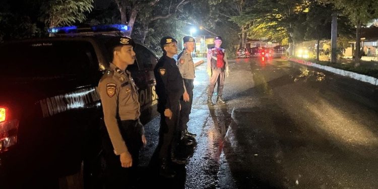 Jaga Kondusifitas Libur Panjang, Polres Lampung Utara Tingkatkan Patroli Malam
