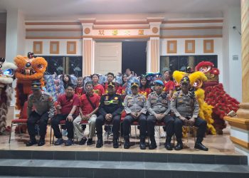 Kapolres Metro Cek Kesiapan Personel PAM Vihara dalam Perayaan Tahun Baru Imlek