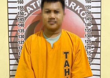 Gasak Narkoba, Polres Tulang Bawang Tangkap Pemuda Pengangguran Yang Edarkan Sabu