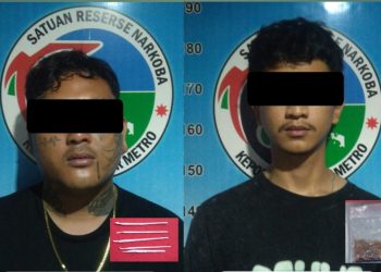 Satnarkoba Polres Metro Amankan 2 Pengguna Sinte Di Lokasi Yang Berbeda