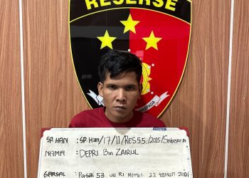 ‎Polres Muba Tangkap Pemilik Sumur Minyak Illegal yang Terbakar di Keluang