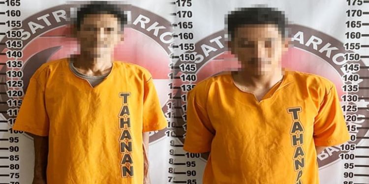 Gasak Narkoba di Kampung Batu Ampar, Polres Tulang Bawang Tangkap Dua Pelaku