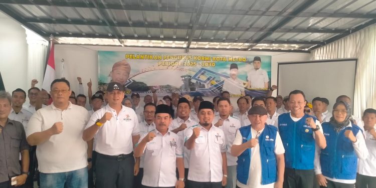 Ketua KORMI Kota Metro di Nahkodai Oleh Ahmad Khuseini Periode 2025 – 2030