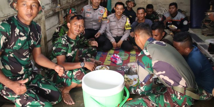 Rasa duka mendalam, menyelimuti sukacita Bangun hunian baru bersama Satgas TMMD ke 123 Kodim 0412/LU.