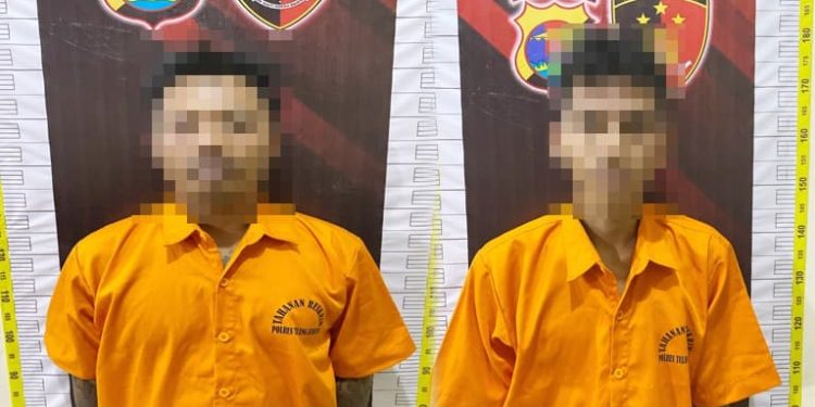 Tekab 308 Presisi Polres Tulang Bawang Tangkap Dua Pelaku Curas Yang Beraksi di Areal PT BNIL
