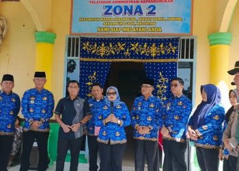 Bupati Ela, Launching Pelayanan Administrasi Kependudukan Zona 2 Marga Sekampung