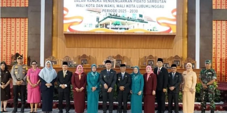 Paripurna Pemaparan Visi dan Misi Kota Lubuklinggau Lima Tahun Kedepan oleh Wako H Rachmat Hidayat
