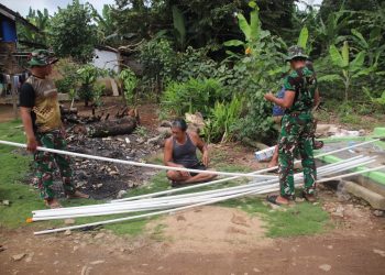 Impian Warga Subik Bantuan Sumur Bor Tercapai, TMMD ke 123 Kodim 0412/LU Di Desanya