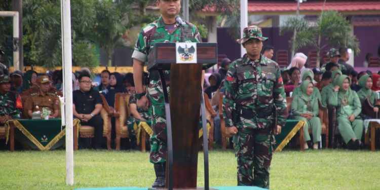 Penutupan TMMD ke 123 Kodim 0412/LU di Desa Subik oleh Kasiter Kasrem 043/Gatam