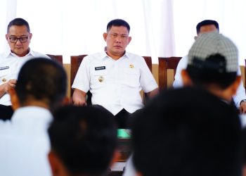 Wabup Nadirsyah Apresiasi Lapak Singkong Bantu Perbaiki Jalan Provinsi di Tubaba