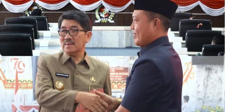 RAPAT PARIPURNA DPRD LAMPUNG UTARA SAHKAN LKPJ BUPATI TAHUN ANGGARAN 2024