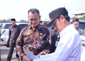 Camat Kasim Menghadiri Acara Pemeriksaan Kendaraan Dinas