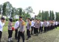 Pimpin Apel Pagi, Kapolres Lampura Gelar Halal Bihalal Bersama Personel