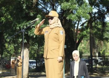 Usai Cuti Idul fitri, Bupati Ela Siti Nuryamah Pimpin Apel Perdana