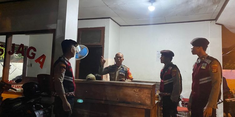 Cegah C3 dan Street Crime Malam Hari, Satuan Samapta Polres Tulang Bawang Gelar Patroli Kota Presisi di Wilayah Menggala