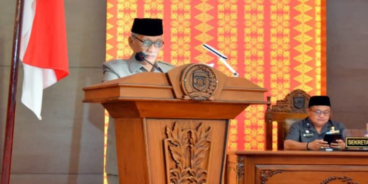 Jawaban Eksekutif Atas Pemandangan Umum Fraksi Dewan Terhadap LKPJ Wali Kota 2024 Paripurna DPRD Lubuklinggau 