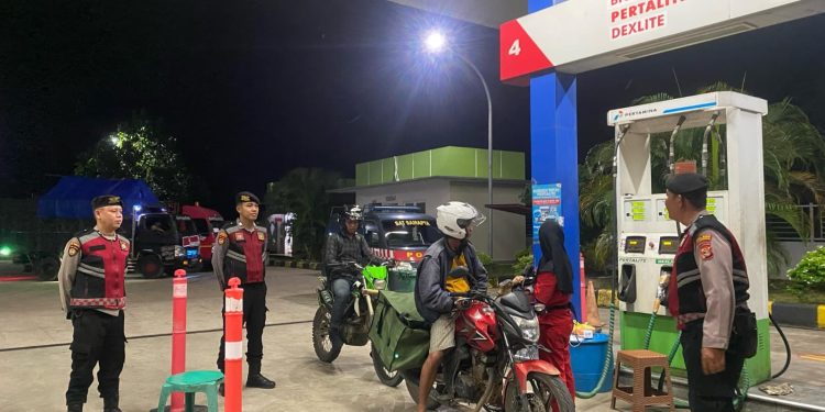 Cegah C3 dan Street Crime Malam Hari, Samapta Polres Tulang Bawang Gelar Patroli Kota Presisi di 4 Lokasi Berbeda