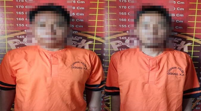 Dua Pelaku Curat Rumah di Penawar Aji Ditangkap, Salah Satunya Oknum Satpam Rumah Sakit