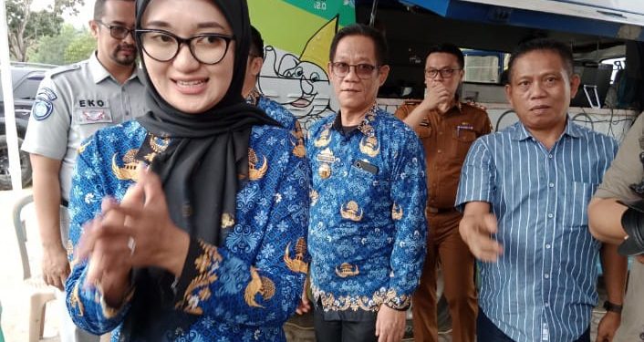 Jihan Nurlela Sidak Samsat Sukadana