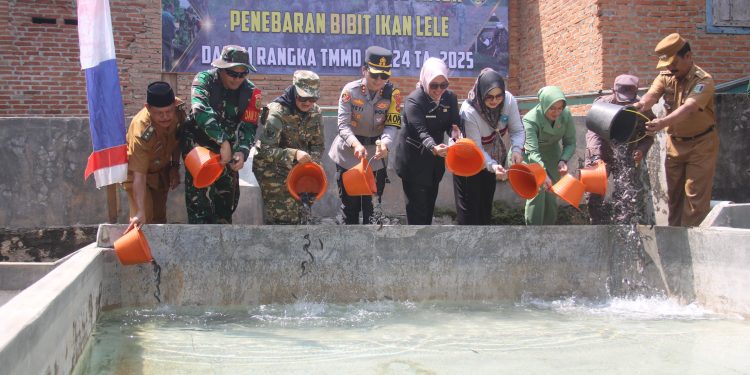 TNI dan Pemda Lampung Timur Hadirkan Solusi Air Bersih Lewat TMMD ke-124