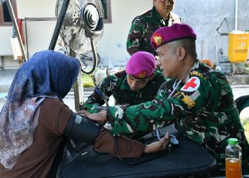 BAKTI KESEHATAN DALAM RANGKA MENYAMBUT HUT KE 22 TH YONIF 7 MARINIR