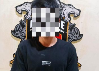 Kanit Reskrim Polsek Abung Timur Bersama Tekab 308 Polres Lampura Amankan Pelaku Penganiayaan