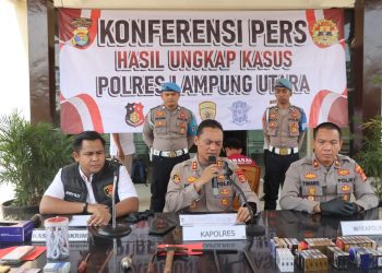 Polres Lampura Berhasil Ringkus Pelaku Spesialis Curat Toko dan Alfamart
