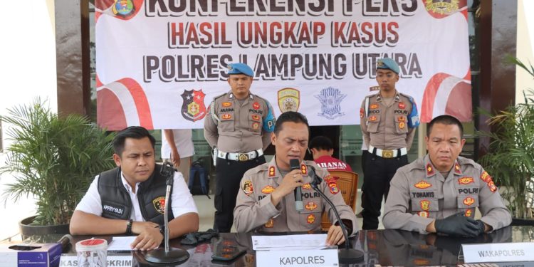 Polres Lampura Berhasil Ringkus Pelaku Spesialis Curat Toko dan Alfamart