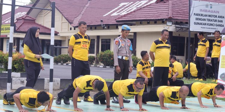 Polres Tuba Gelar TKJ Berkala, Kabag SDM: Salah Satu Item Dari 13 Komponen