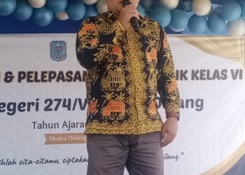 Lulusan Kelas Vl SD Negri 274 Muara Delang Dilepas Penuh Khidmat 