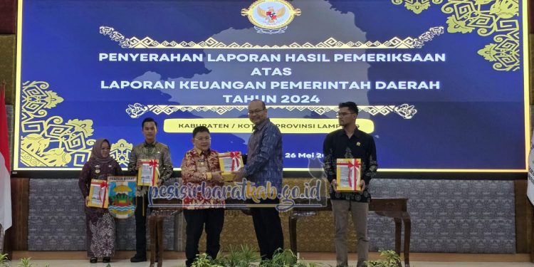Pesisir Barat Raih Opini WTP Keenam Kali, Pemkab Fokus pada Pelayanan Publik yang Lebih Baik