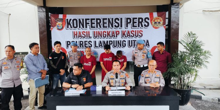 Satu Pekan, Jajaran Polres Lampung Utara Berhasil Mengungkap Kasus 3C