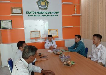 PGK Sambangi Kemenag Terkait Pendirian Salah Satu Pondok di Lampung Tengah