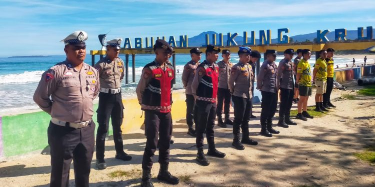 Sambut Krui Pro 2025, Polres Pesisir Barat Siagakan Polisi Turis Multibahasa
