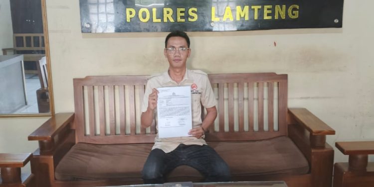 Ketua DPD PGK Lamteng Laporkan Pejabat MAN 1 Lampung Tengah atas Dugaan Ancaman Pembunuhan