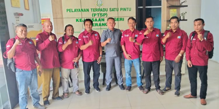 Pengurus Komite Wartawan Indonesia Perjuangan (KWIP) Merangin Gelar Audiensi Dengan Kejaksaan Negeri