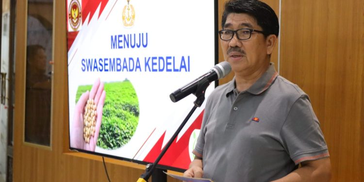 Pemkab Lampung Utara Gelar Pertemuan dan Pemaparan Bersama Tim Percepatan Swasembada Pangan Komoditi Kedelai