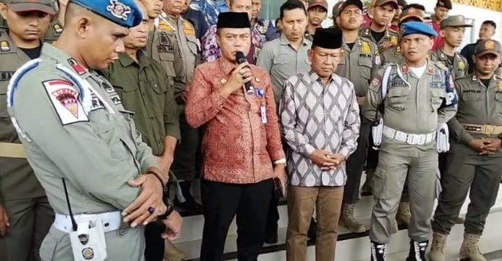 Kabag Protokol dan Kompim Kabupaten Merangin Haidir, Minta Maaf Setelah Didemo Puluhan Wartawan 