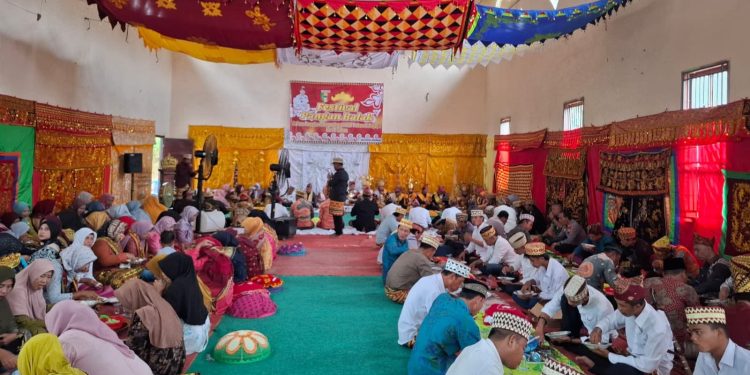 Hut Ke 14, Pekon Sukajaya Kecamatan Semaka Gelar Pangan Balak Lestarikan Budaya Lampung