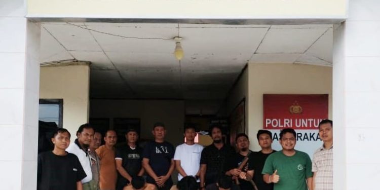 Polisi Tangkap Komplotan Pelaku Curat Buah Sawit Milik PT SIP di Gedung Aji Baru