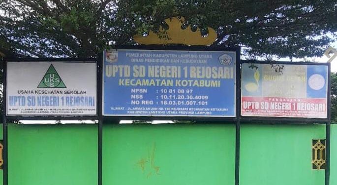 SPMB SD Negeri 01 Rejosari di Duga Bermasalah, Kadis Pendidikan Lampura Diminta Beri Sanksi Tegas Oknum Kepsek