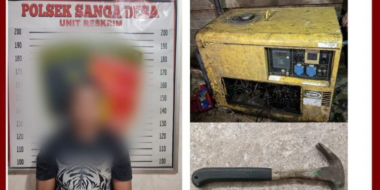 Polsek Sanga Desa Dalami Keterlibatan Pihak Lain dalam Kasus Pencurian Genset