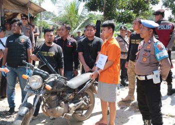 Polres Tuba Gelar Rekonstruksi Pembunuhan Berencana di Kebun Singkong