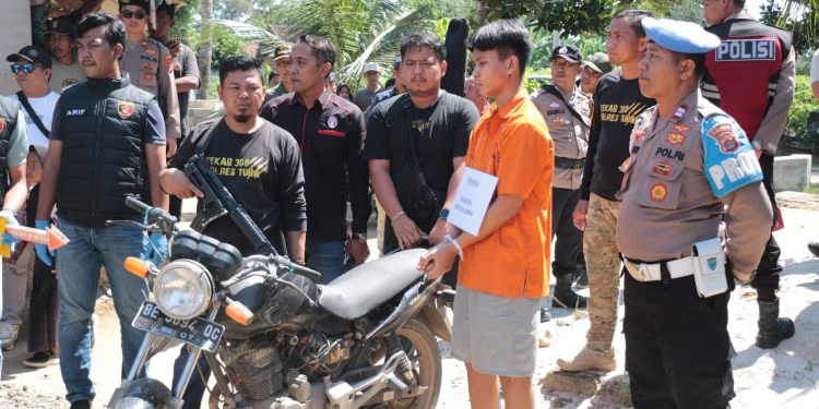 Polres Tuba Gelar Rekonstruksi Pembunuhan Berencana di Kebun Singkong
