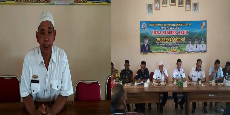 Desa Sumber Arum Gelar Musrenbangdes 2026 di Aula Desa